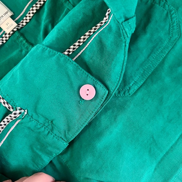 Maeve for Anthropologie The Colette High Waist Green Shorts - Picture 5 of 7